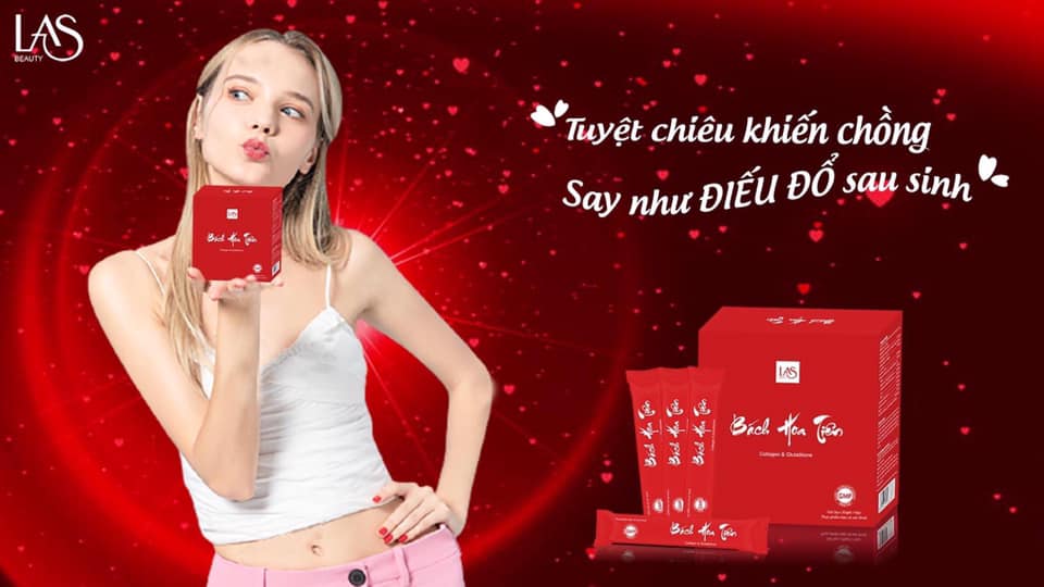 [Chính Hãng] cốm uống đẹp da Bách hoa tiên Las beauty, collagen bách hoa tiên the high, bách hoa tiên collagen THE HIGH