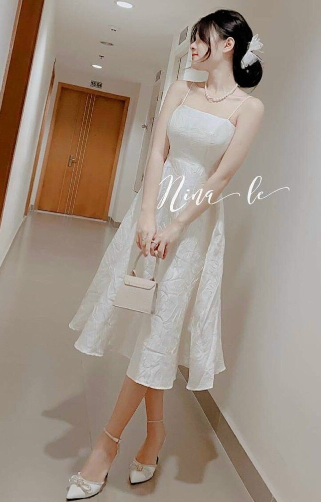 [HCM]Đầm tiểu thư siêu phẩm xinh xắn có mút
