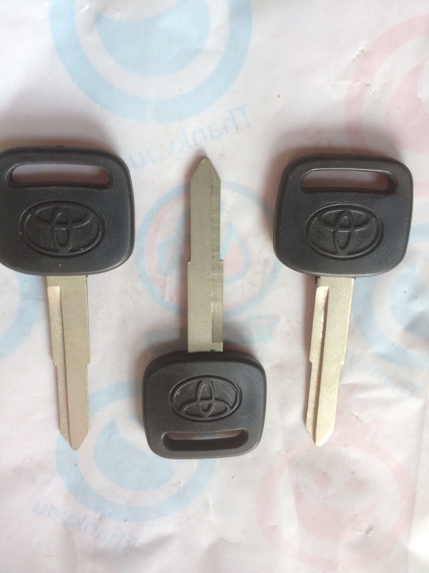 Phôi chìa khoá Ô.tô loại rảnh phải ( combo 3 chìa )