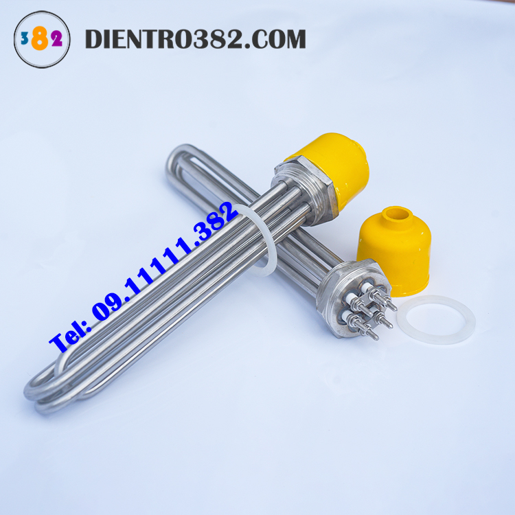 Củ ren phi 48 công suất 12kw, thanh nhiệt ren phi 48 công suất 12kw cho nồi phở, đun nước sôi, nấu rượu, nấu đậu