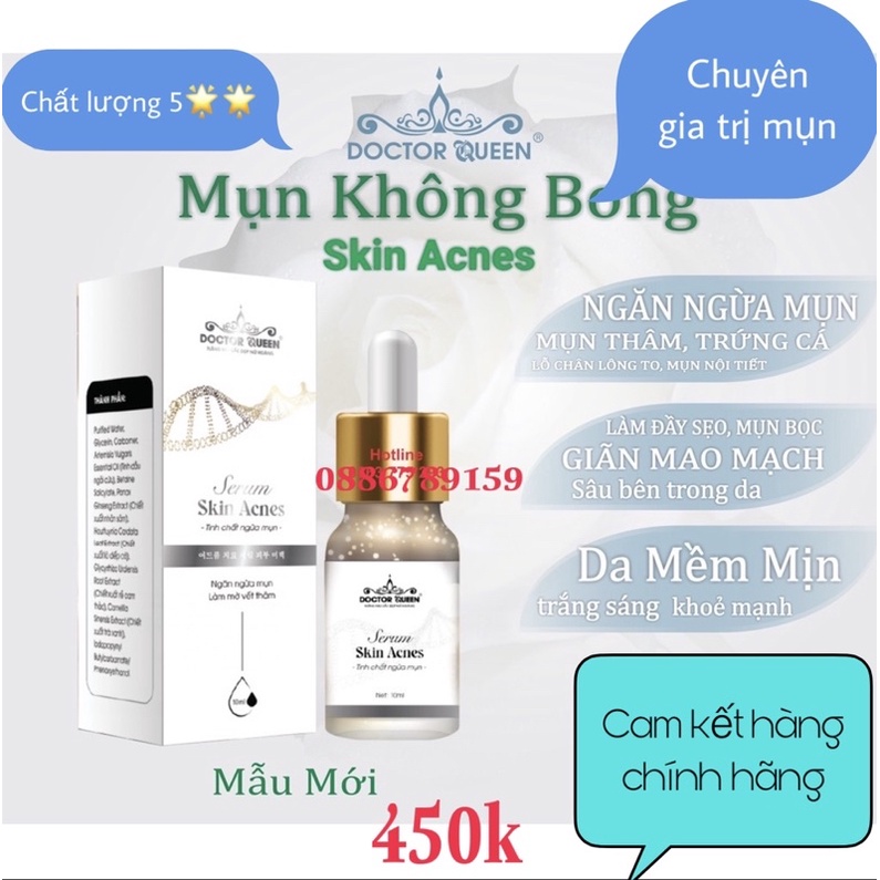 Serum detox trừ mụn Thải độc cho da loại nhỏ Doctor quen Skin Acnes