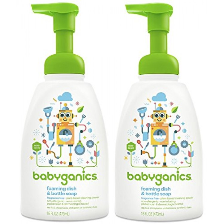 Nước rửa bình sữa Babyganics 473ml/ refill 946ml