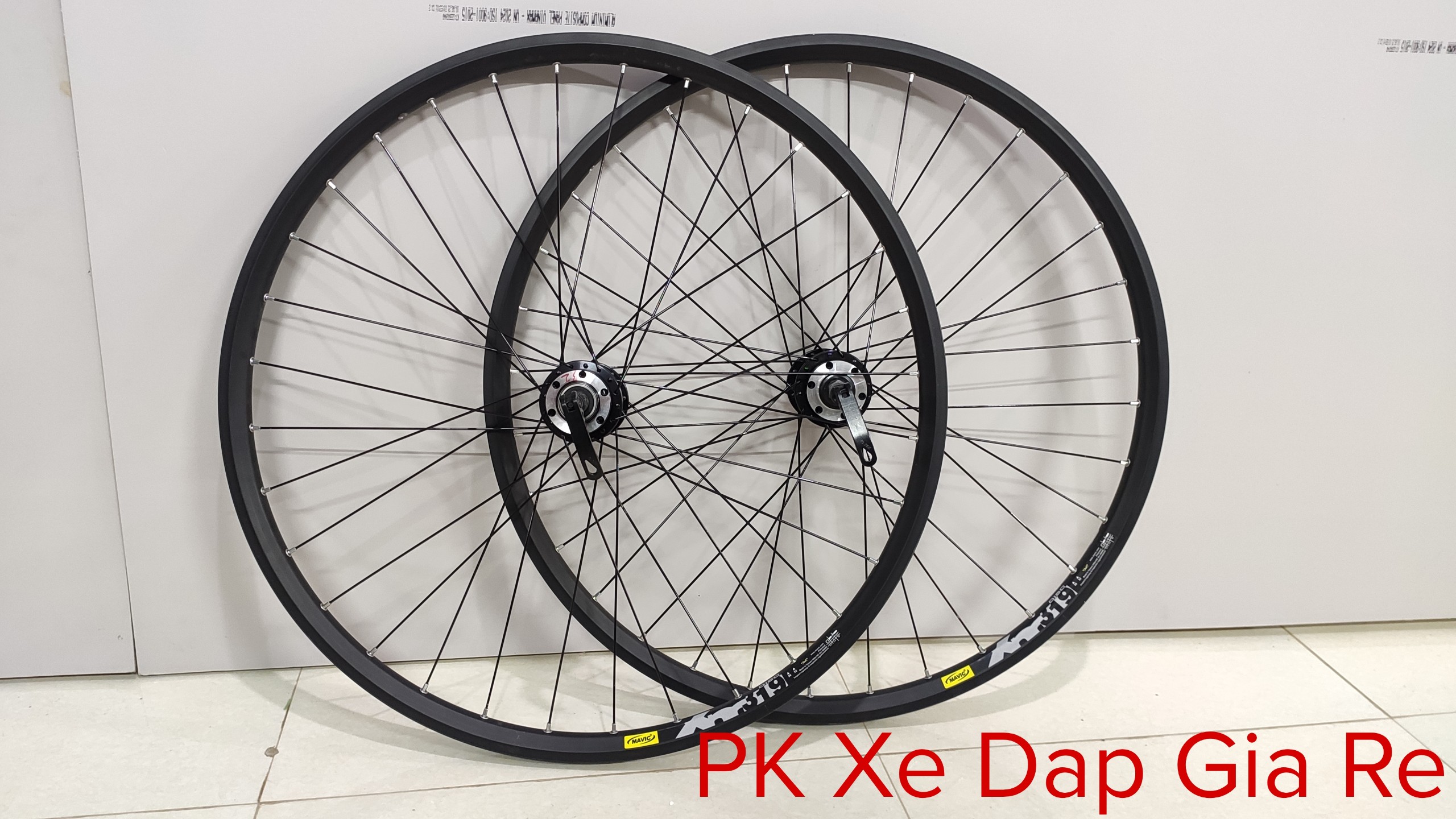 Bộ vành xe đạp thể thao MAVIC 26 - 27.5 - 29inch, 700C cao cấp, Đùm bạc đạn líp vặn, phanh đĩa