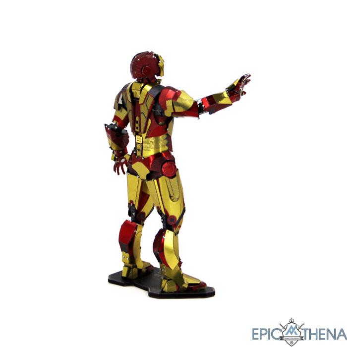 Mô hình Lắp Ráp Kim Loại 3D - IronMan đỏ vàng