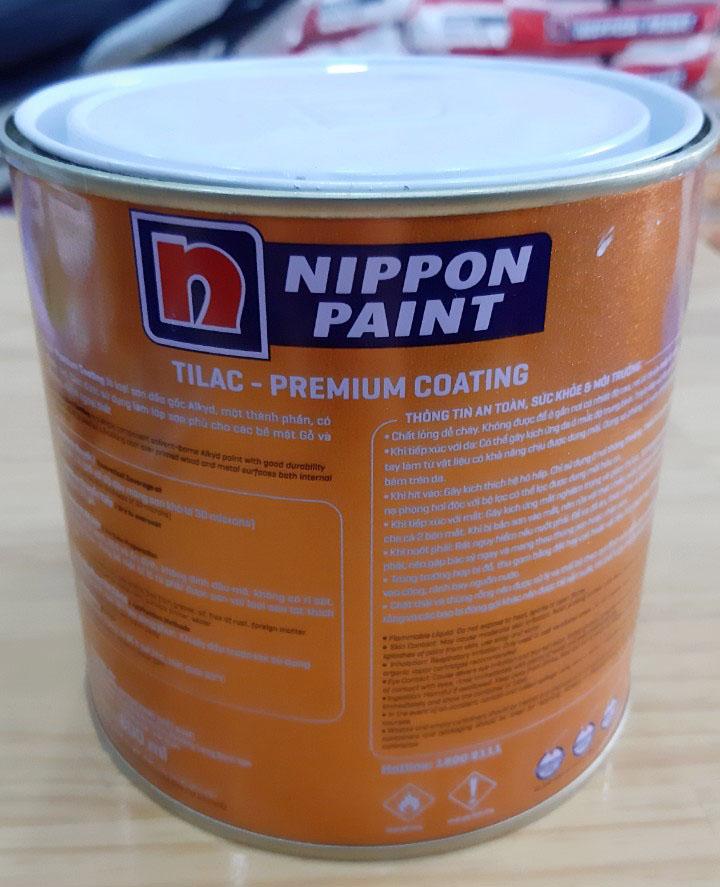 [HCM]Sơn dầu Nippon Tilac màu trắng 0.8 Lít