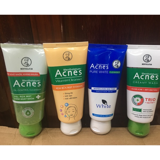 Sữa rửa mặt acnes 100g- đủ mẫu ????