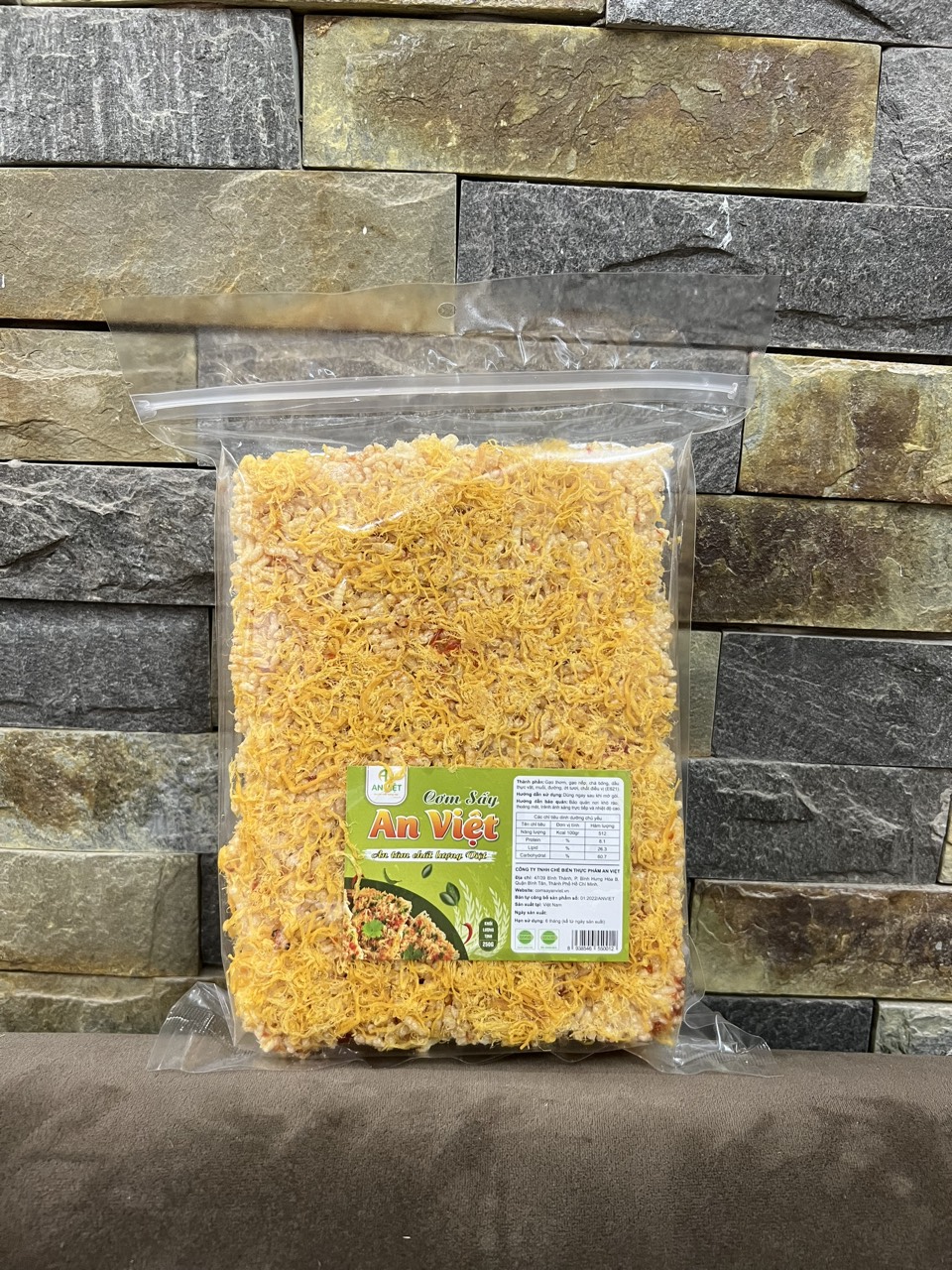 Cơm Cháy Chà Bông - Cơm Sấy An Việt 250 gram - SIÊU NGON - Date Mới