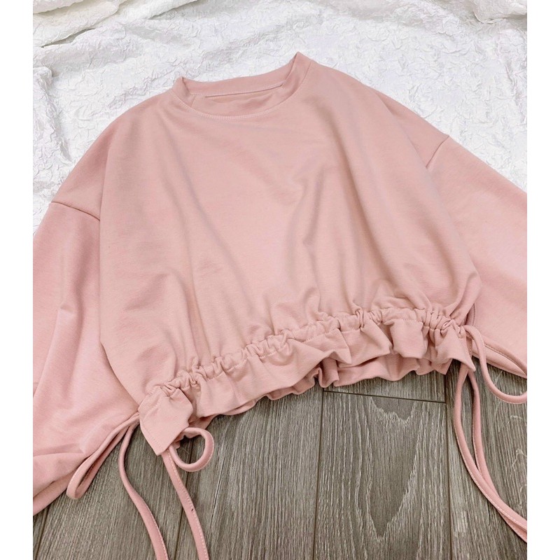 ÁO CROPTOP RÚT DÂY 2 BÊN CỰC XINH🌀