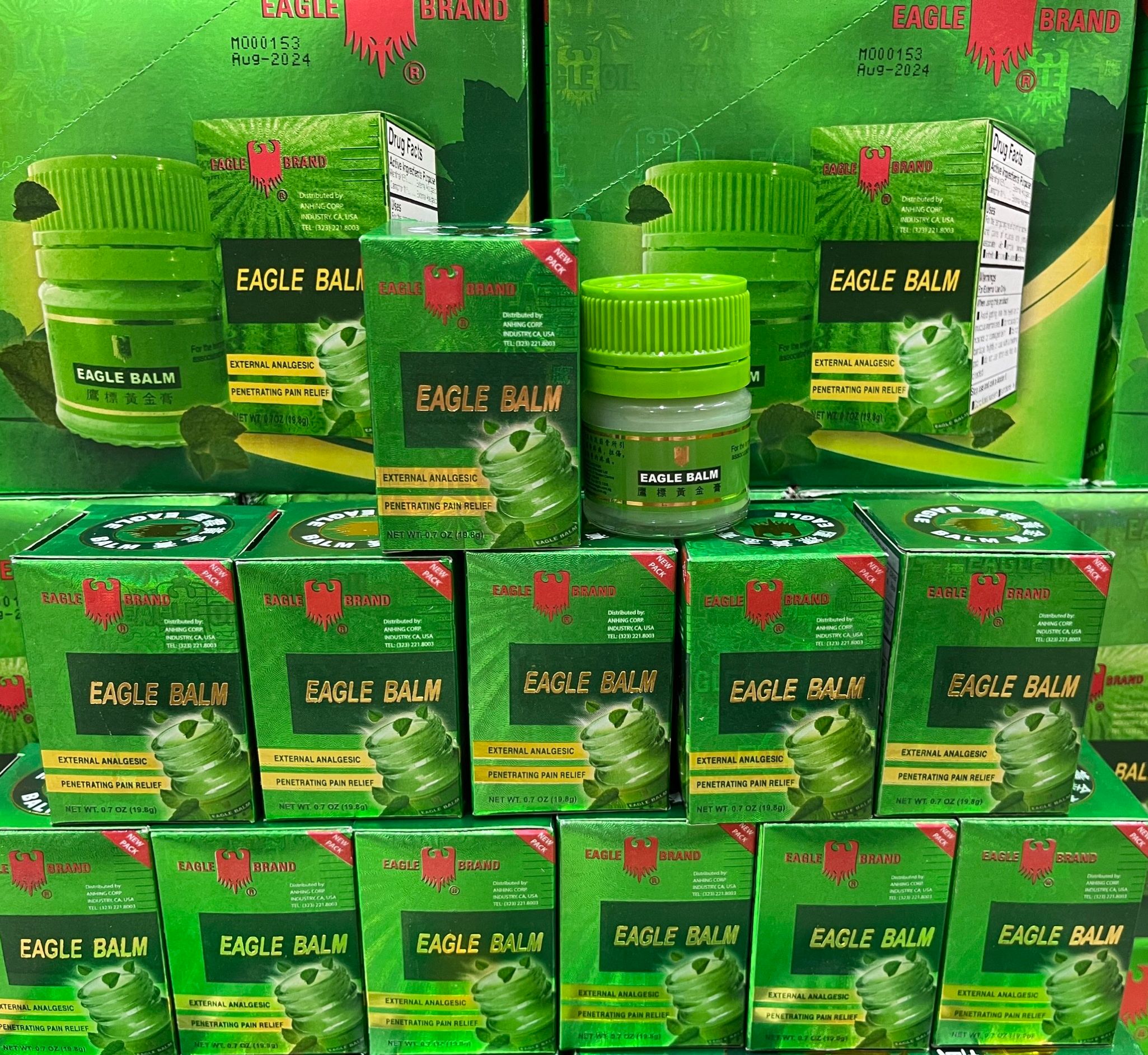 Dầu Cù Là con Ó Eagle Balm Eagle Brand 19,8g của Mỹ [USA]