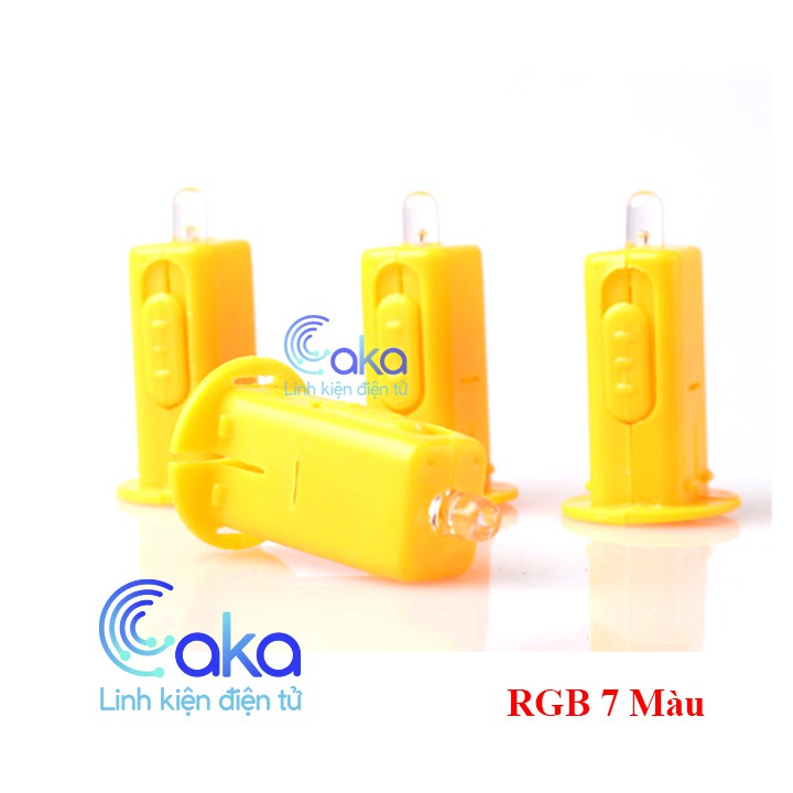 Đèn trang trí lồng đèn led 7 màu nhấp nháy có pin