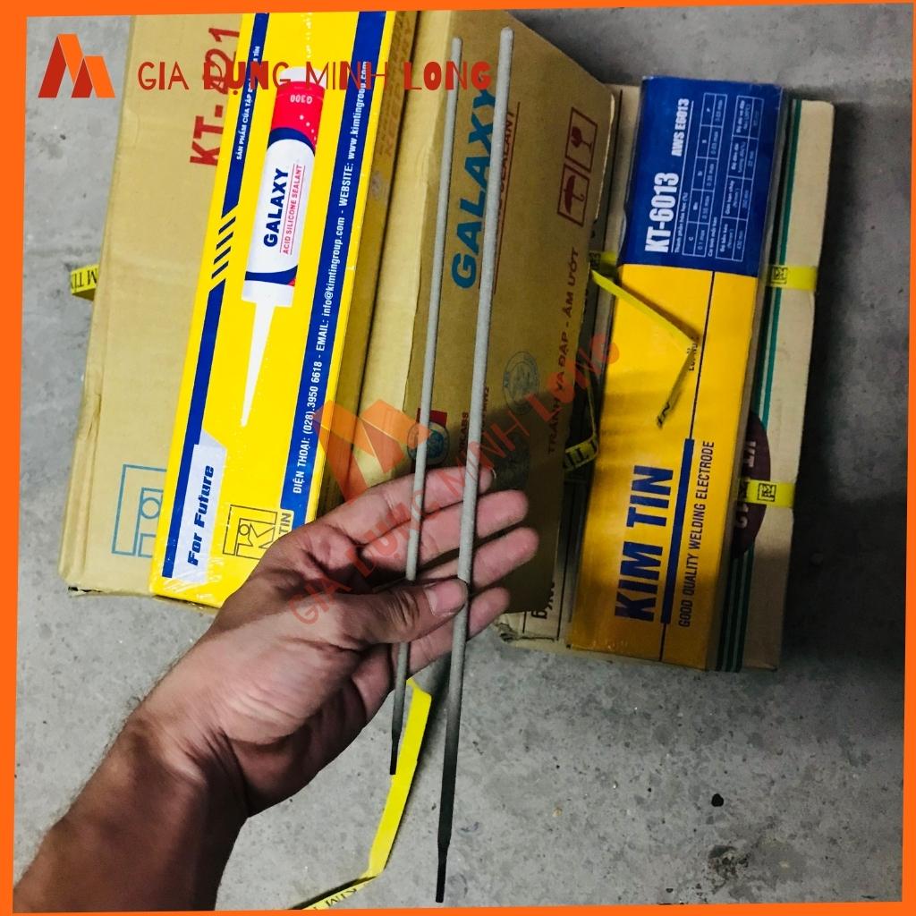 Que hàn điện Que hàn sắt, hàn điện Kim Tín 2.5 ly - 3.2 ly (lẻ10 cây)