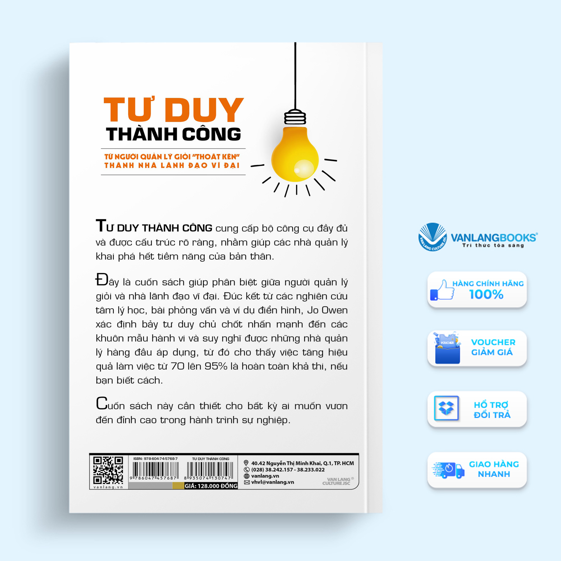 Sách - Tư Duy Thành Công - Jo Owen-Vanlangbooks