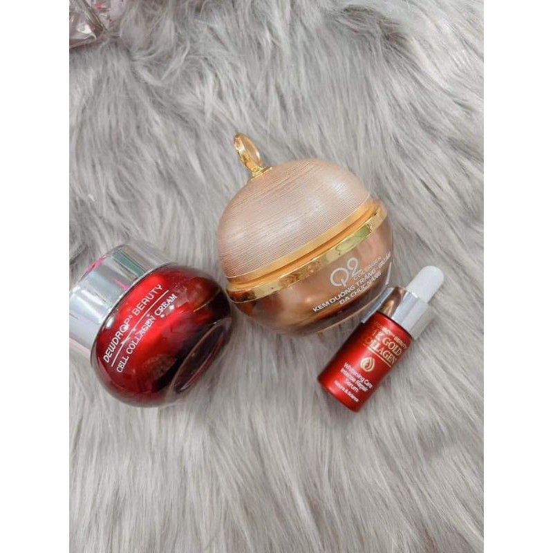 [HCM]Combo Q2 vàng+serum 24k