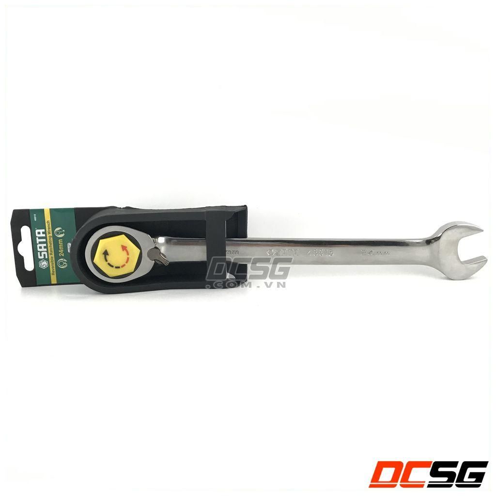 Cờ lê vòng miệng tự động đảo chiều sata 8mm -24mm