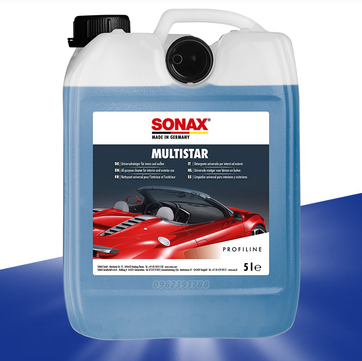 Sonax 627 dung dịch tẩy rửa xe ôtô đa năng can 5 lít