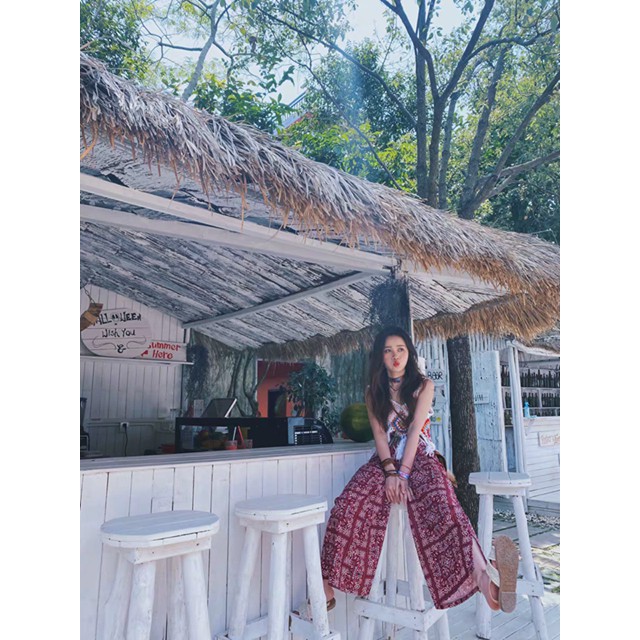 Quần Đỏ Boho Vintage ( Có Sẵn )