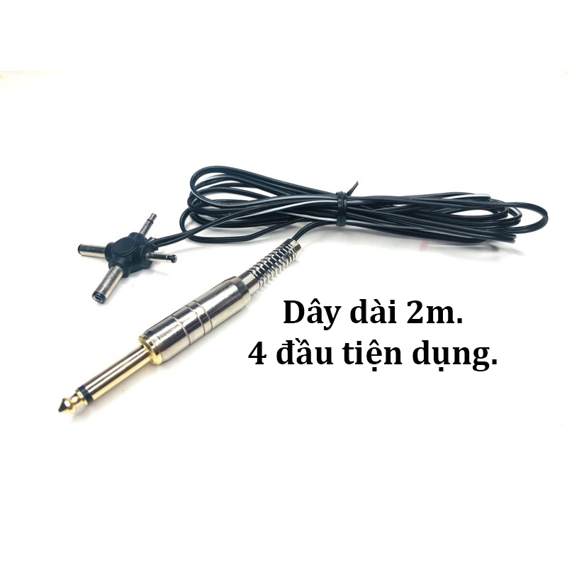 Dây 4 Đầu Đa Năng Cắm Máy Pen Phun Xăm