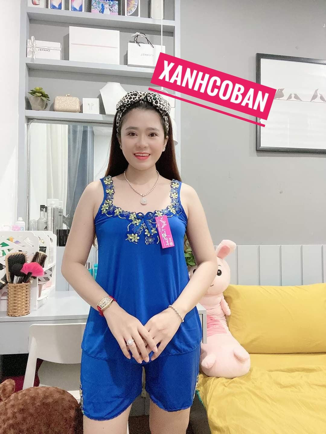 đồ bộ ngủ đùi bản thun lạnh
