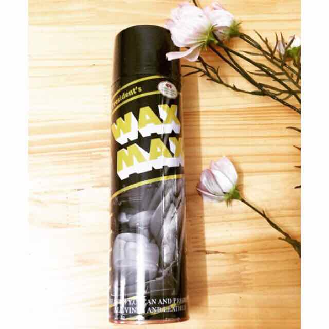 Xịt nội thất ô tô Wax Max dùng cho gỗ, da