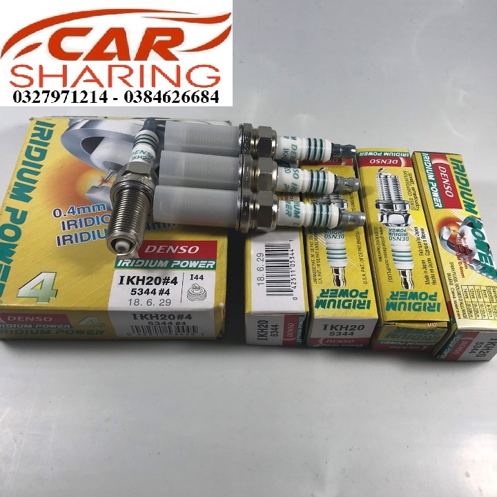 [HCM]( Mua lẻ như mua sỉ) Bugi Denso IKH20 5344 bộ 4 cái - Dòng xe ưu thích INNOVA