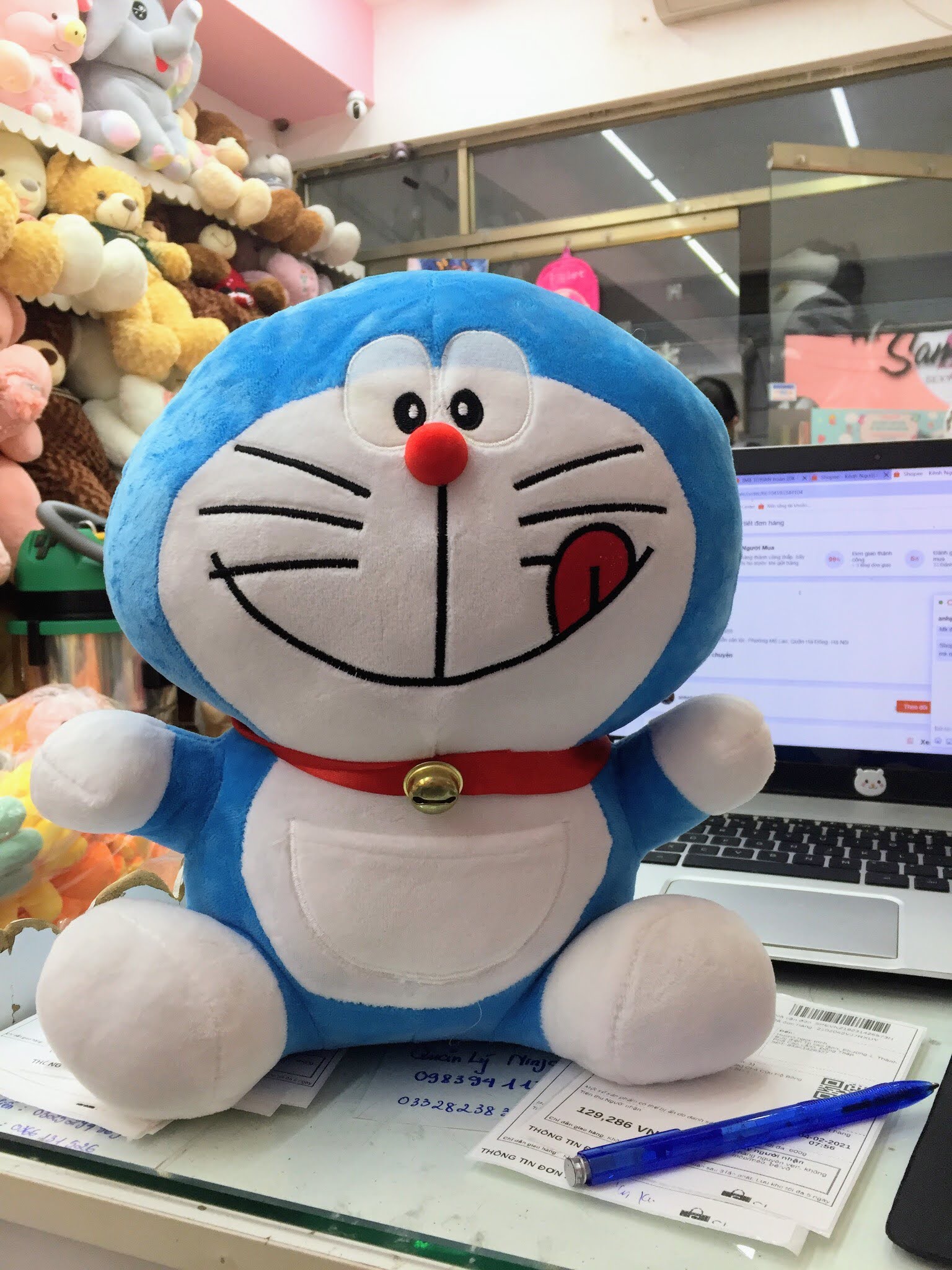 Gấu Bông Doremon Doraemon Hàng Cao Cấp 30cm Bunoo Shop