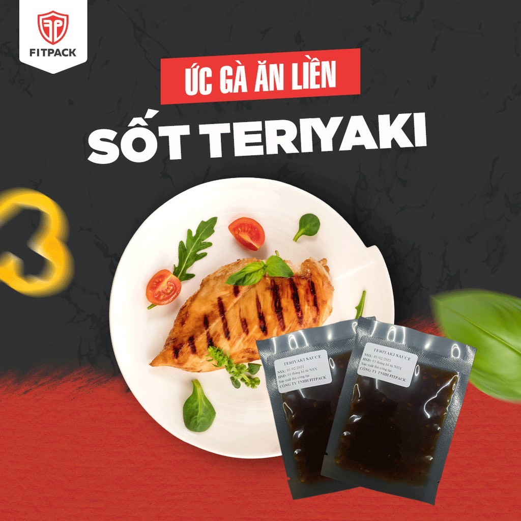 Gói sốt MINISIZE 20ml dùng kèm ức gà ăn liền