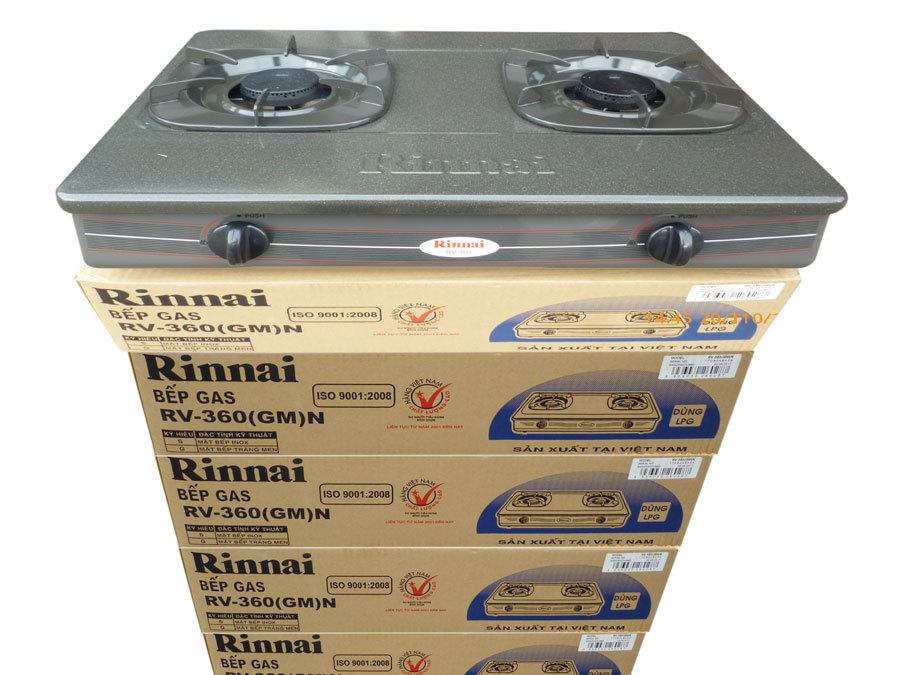 Bếp gas đôi Rinnai RV-360 GMN (Đen)