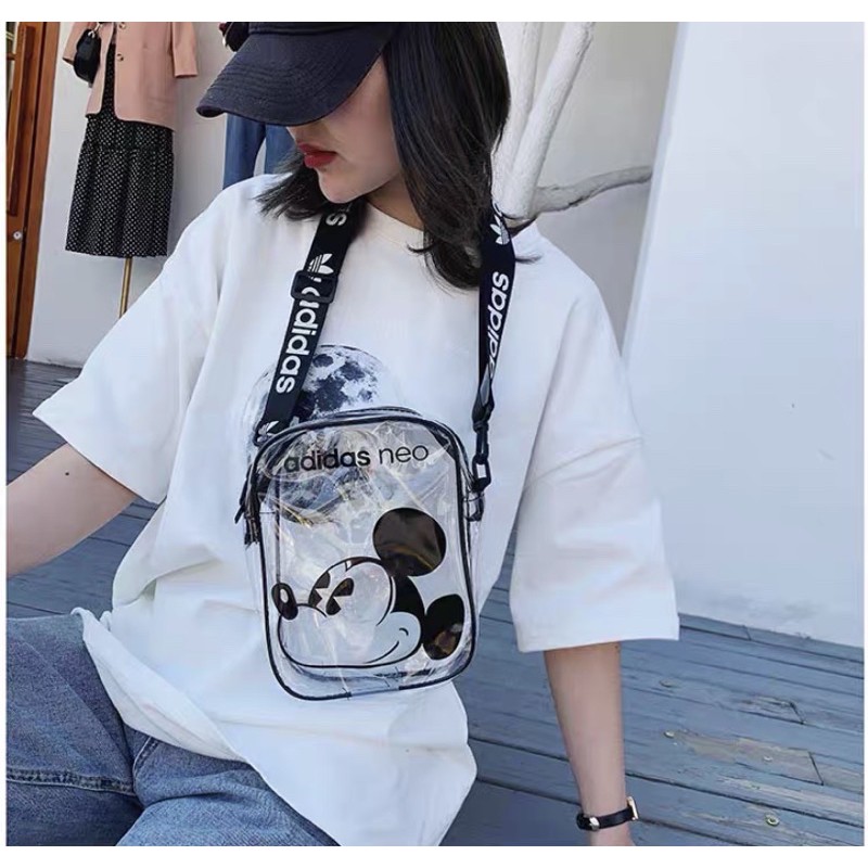 TÚI ĐEO CHÉO TRONG SUỐT - MICKEY- CV08