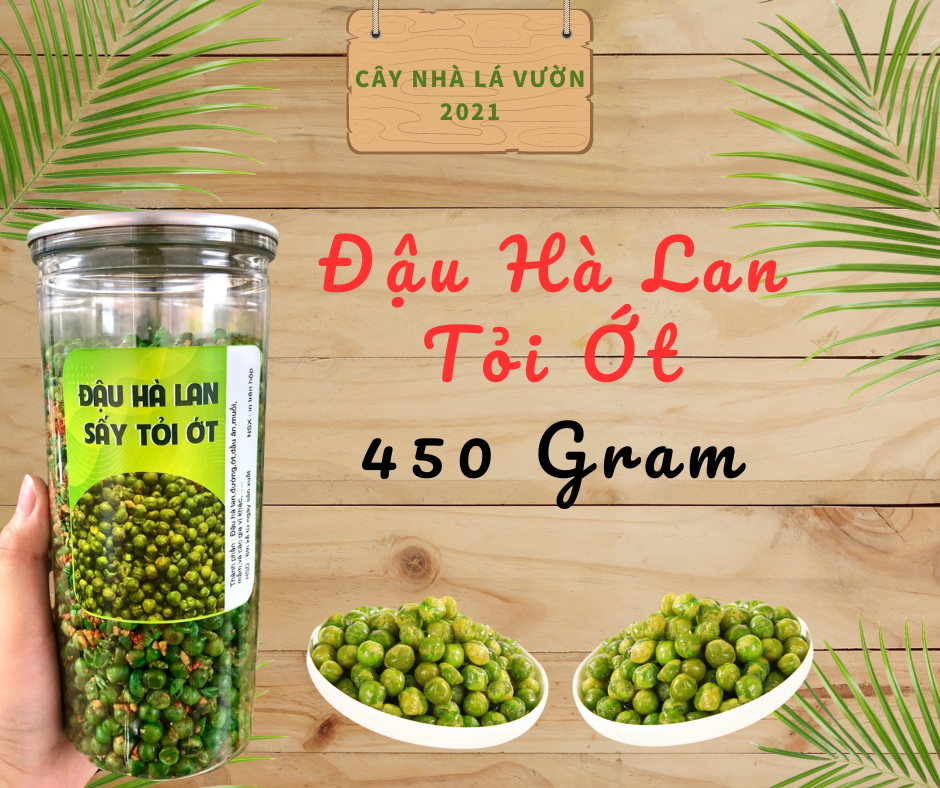 Đậu Hà Lan Tỏi Ớt ( 450gram/hũ )
