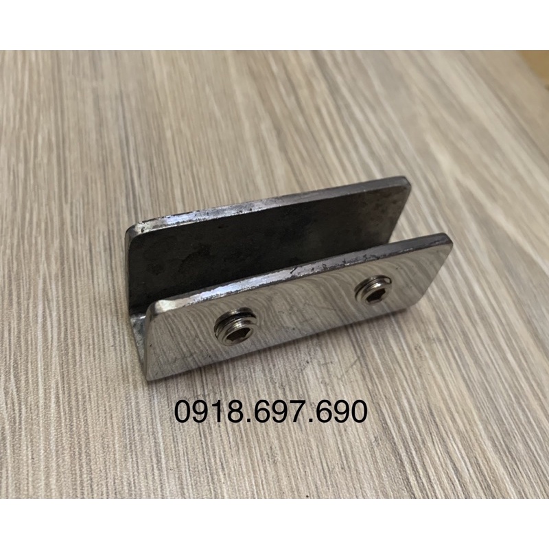 Bát U6F bắt kính Inox 304 tặng kèm ốc vít tacke