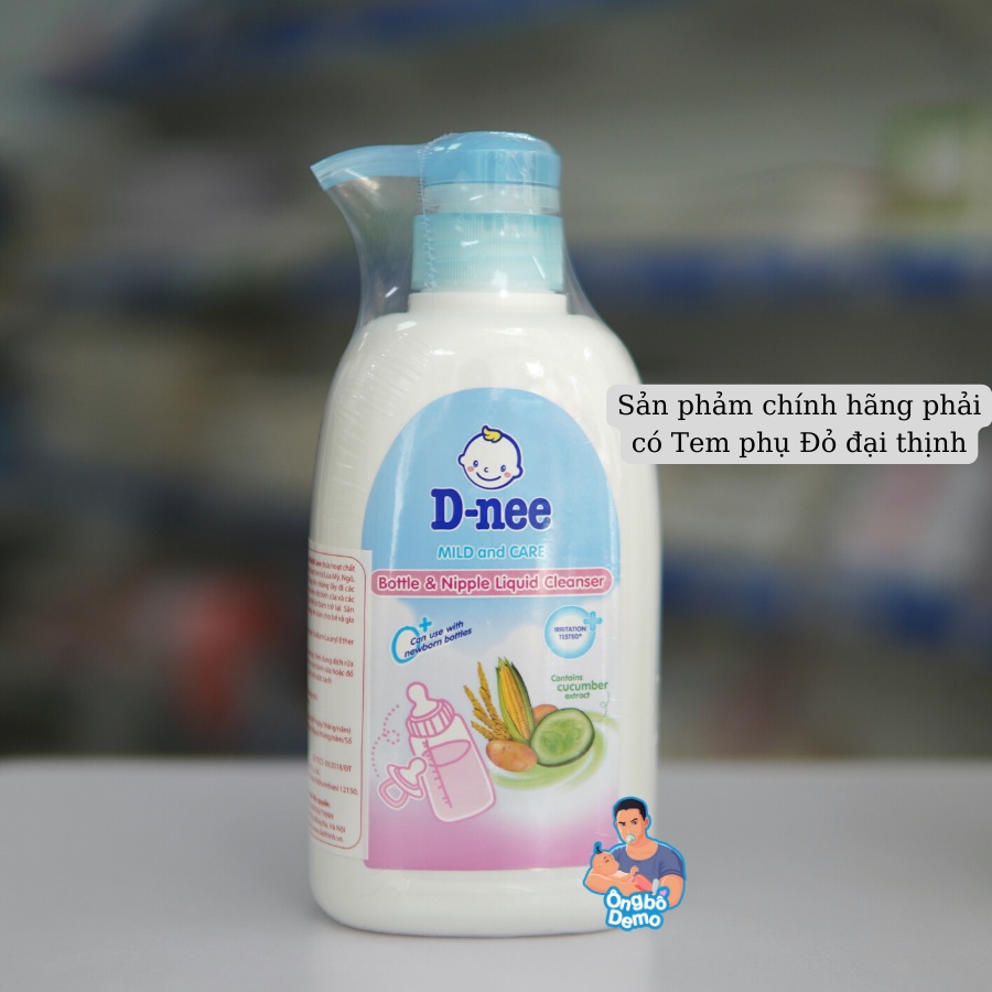 Nước rửa bình sữa Dnee Organic 620ml,600ml,500ml - Ongbodemo