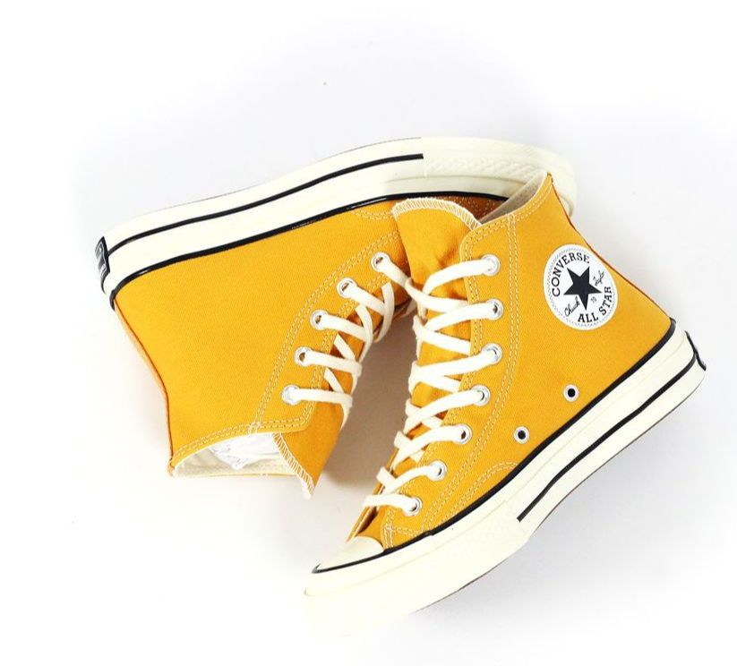 Giày Converse chuck 1970s cao cổ màu vàng( Tặng túi cv + bill + tất)