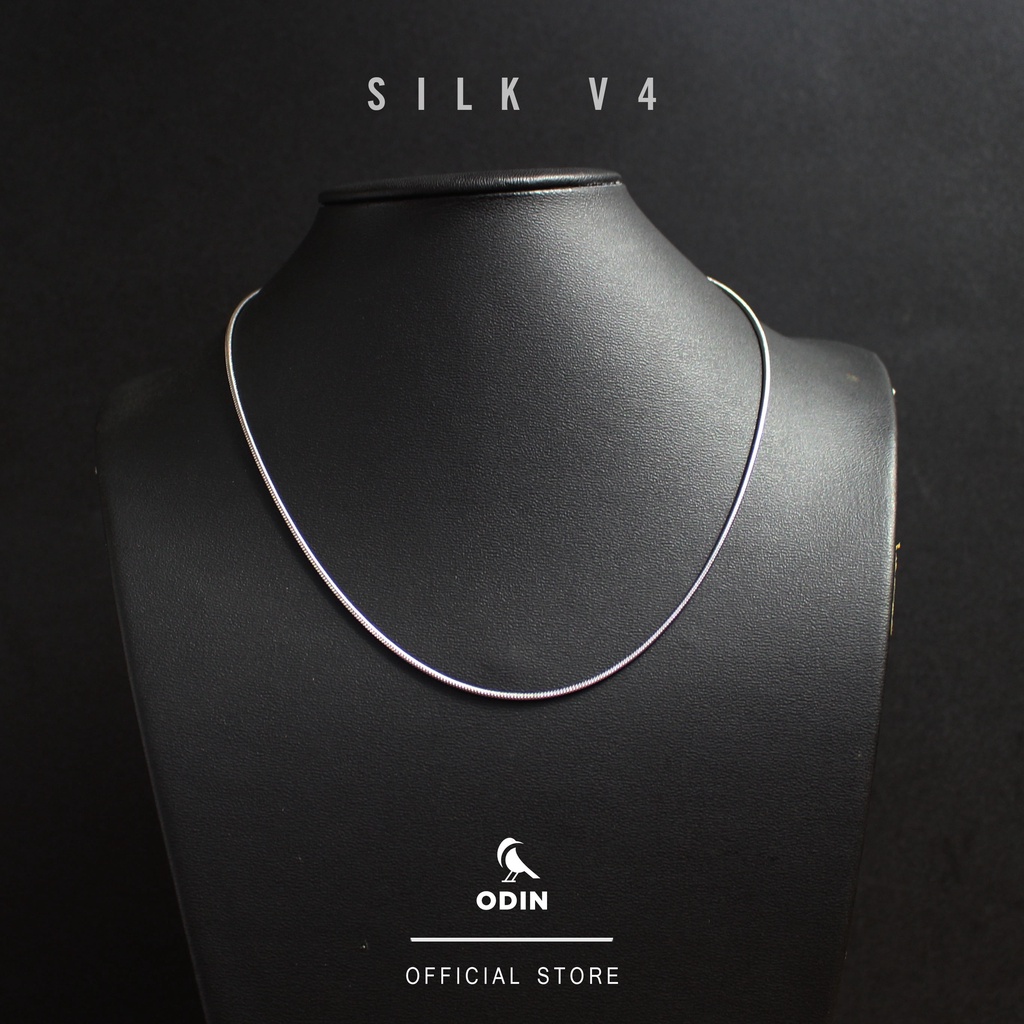 Dây chuyền mì sợi (Lụa) ODIN thép Titanium - Silk V4 - Bảo hành 12 tháng