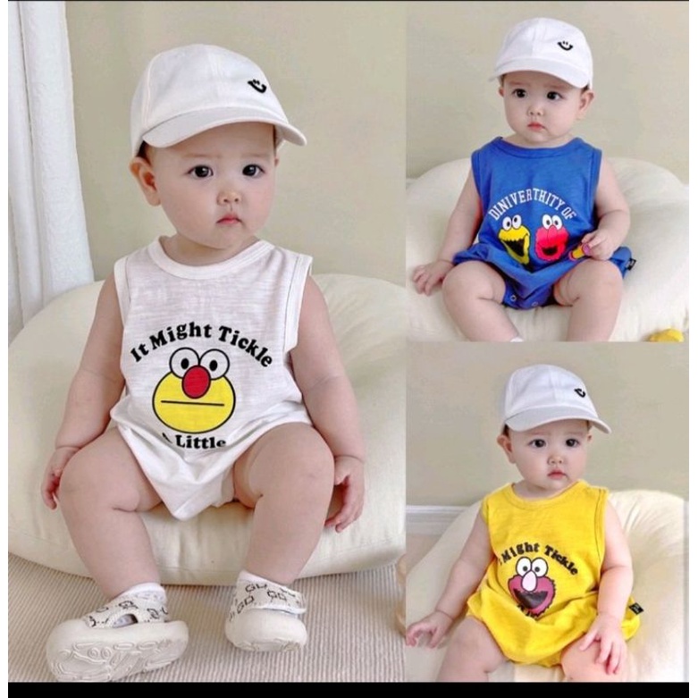 Bodysuit ba lỗ chip cho bé