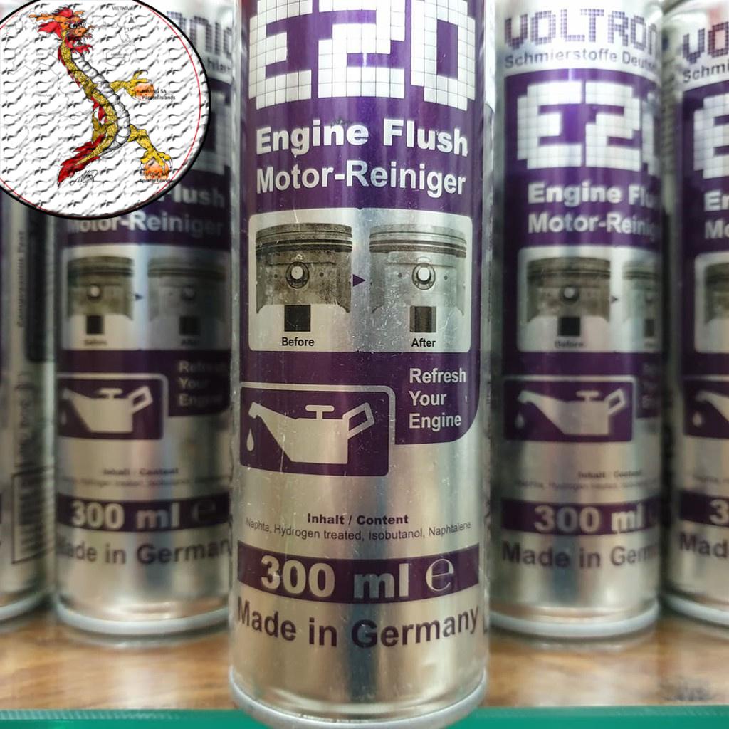 Súc rửa động cơ Voltronic E20 Engine Flush, Dung dịch vệ sinh dộng cơ khoang máy Voltronic E20 Engine Flush