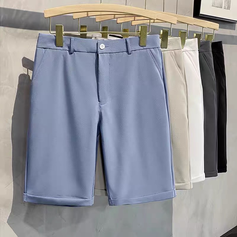 Quần short tây nam cao cấp vải mềm mượt co giãn _ quần short tây nam _ quần âu short