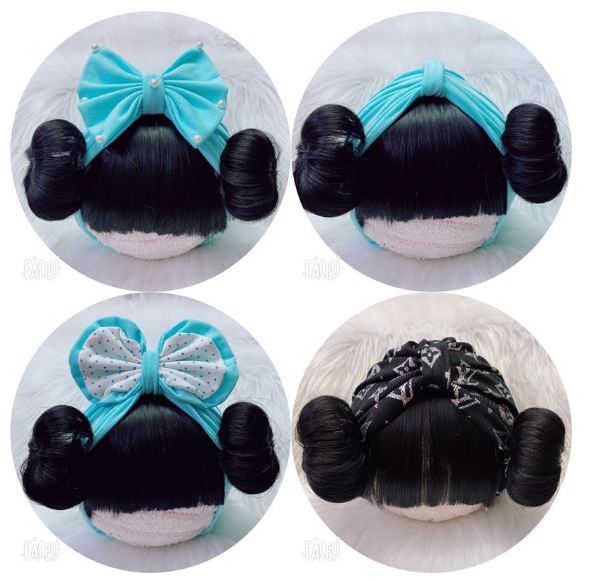 [HCM]Turban gắn tóc giả cực chất
