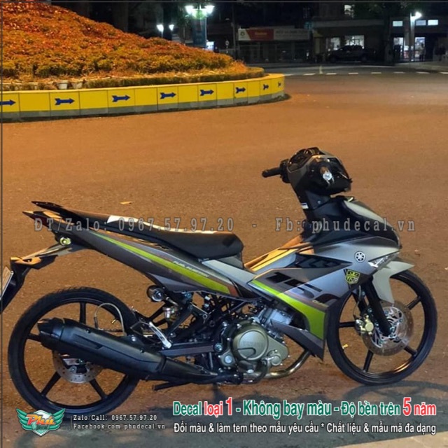 Tem rời ex exciter 150 y15zr xám