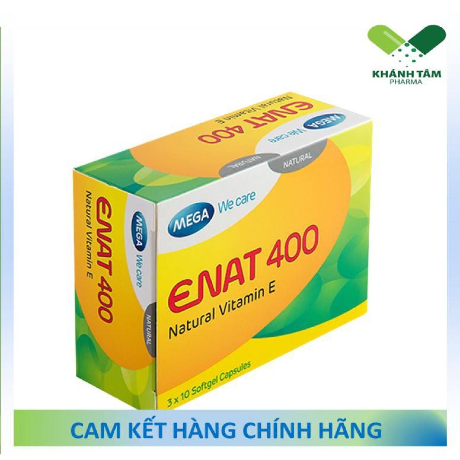 Natural Vitamin E 400 Mega We care - Enat 400