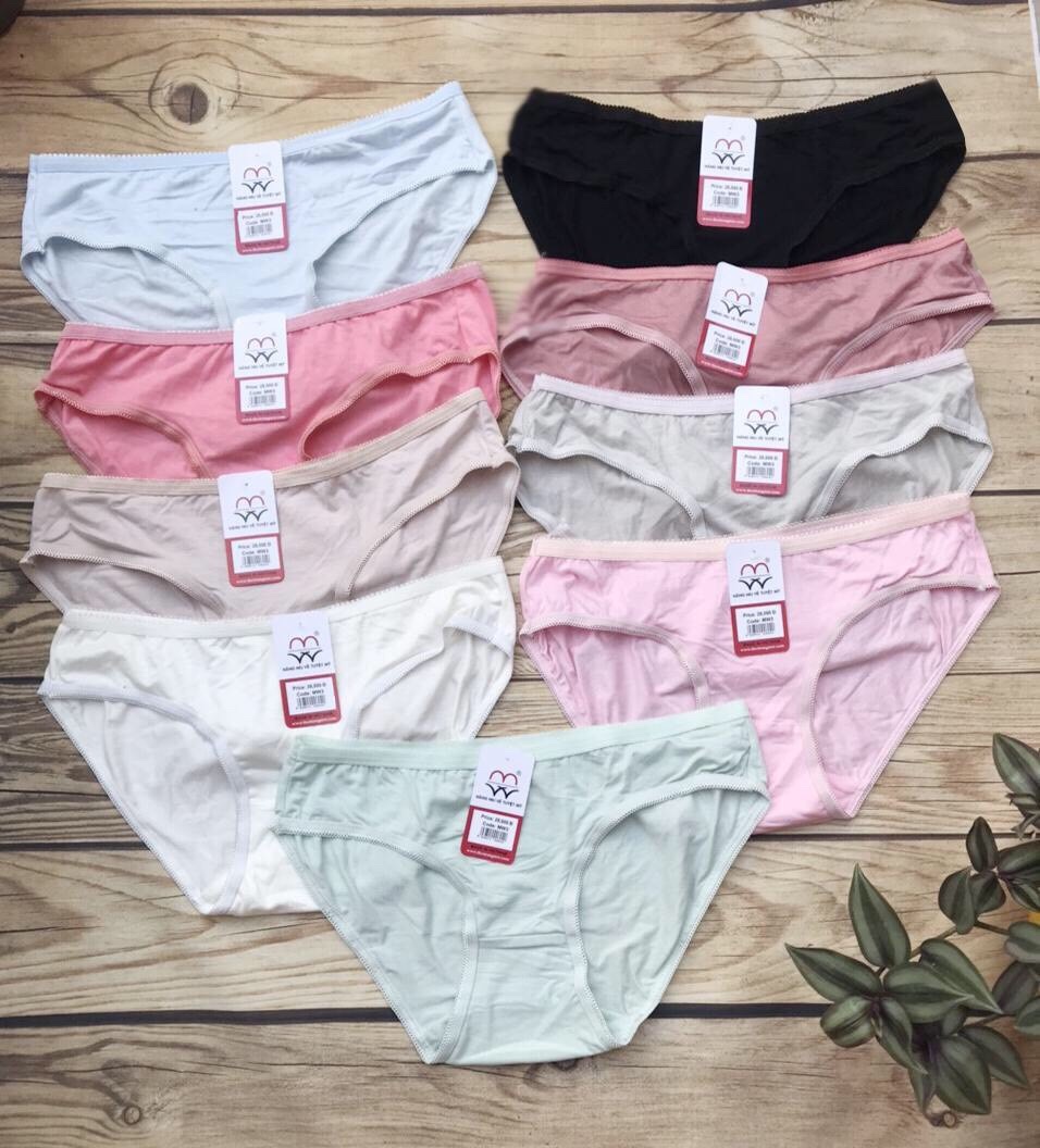 [HCM]SET 5 chiếc quần lót nữ mềm mịn thoáng mát