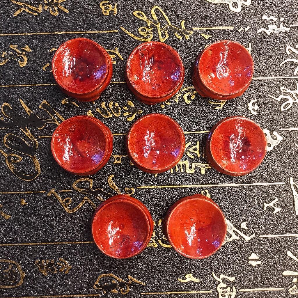[HCM]Đế gỗ tròn trưng quả cầu đá phong thủy