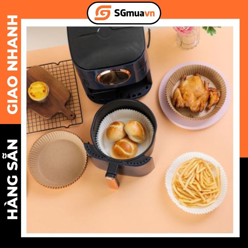 Combo 150 Giấy nến lót nồi chiên không dầu