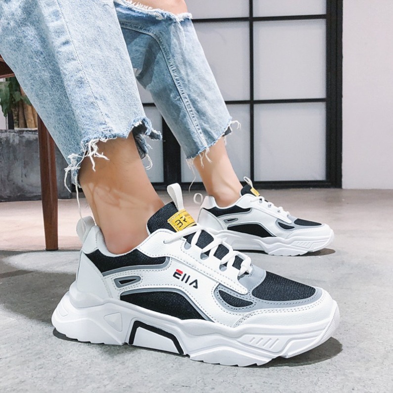 (VIDEO THẬT) Giày thể thao sneaker nam - ELLAAA phản quang có 2 màu siêu chất - BHNT Shop giá rẻ