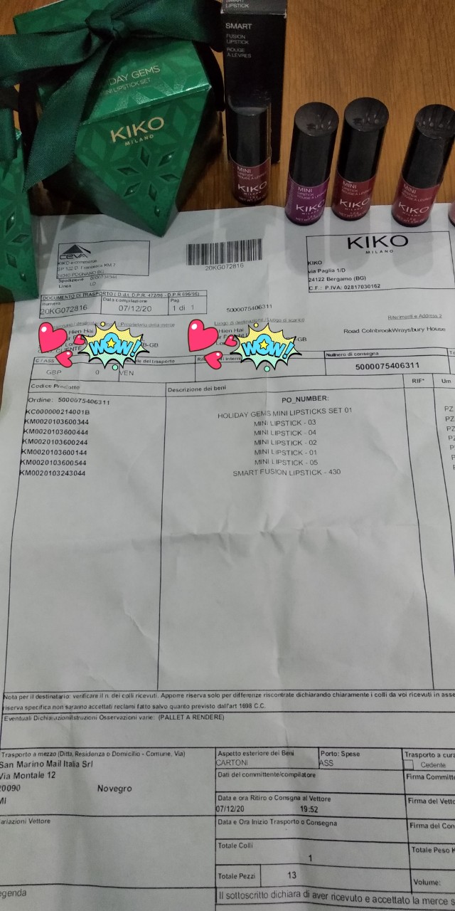 [HCM]Set son KiKo Mini Holiday Gems