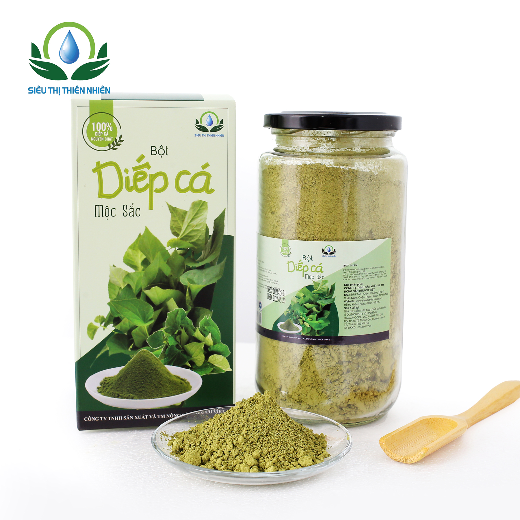 Bột Diếp Cá Mộc Sắc Cao Cấp 350g