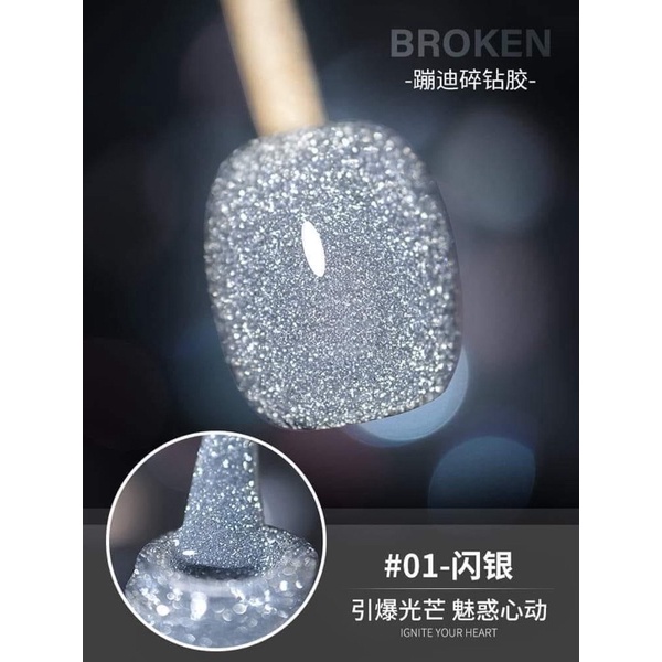 Paint emulsion super bright flash gold, silver Huaxi