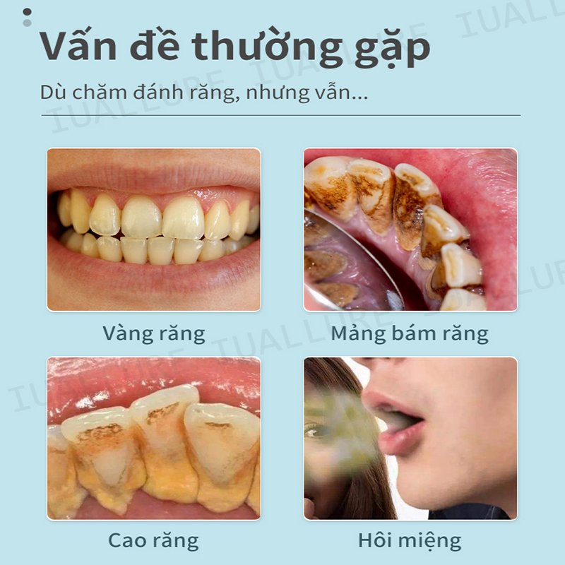 Bột Đánh Răng  Toothpowder tẩy trắng và làm sạch răng 50g [NHẬP KHẨU CHÍNH HÃNG 100%]