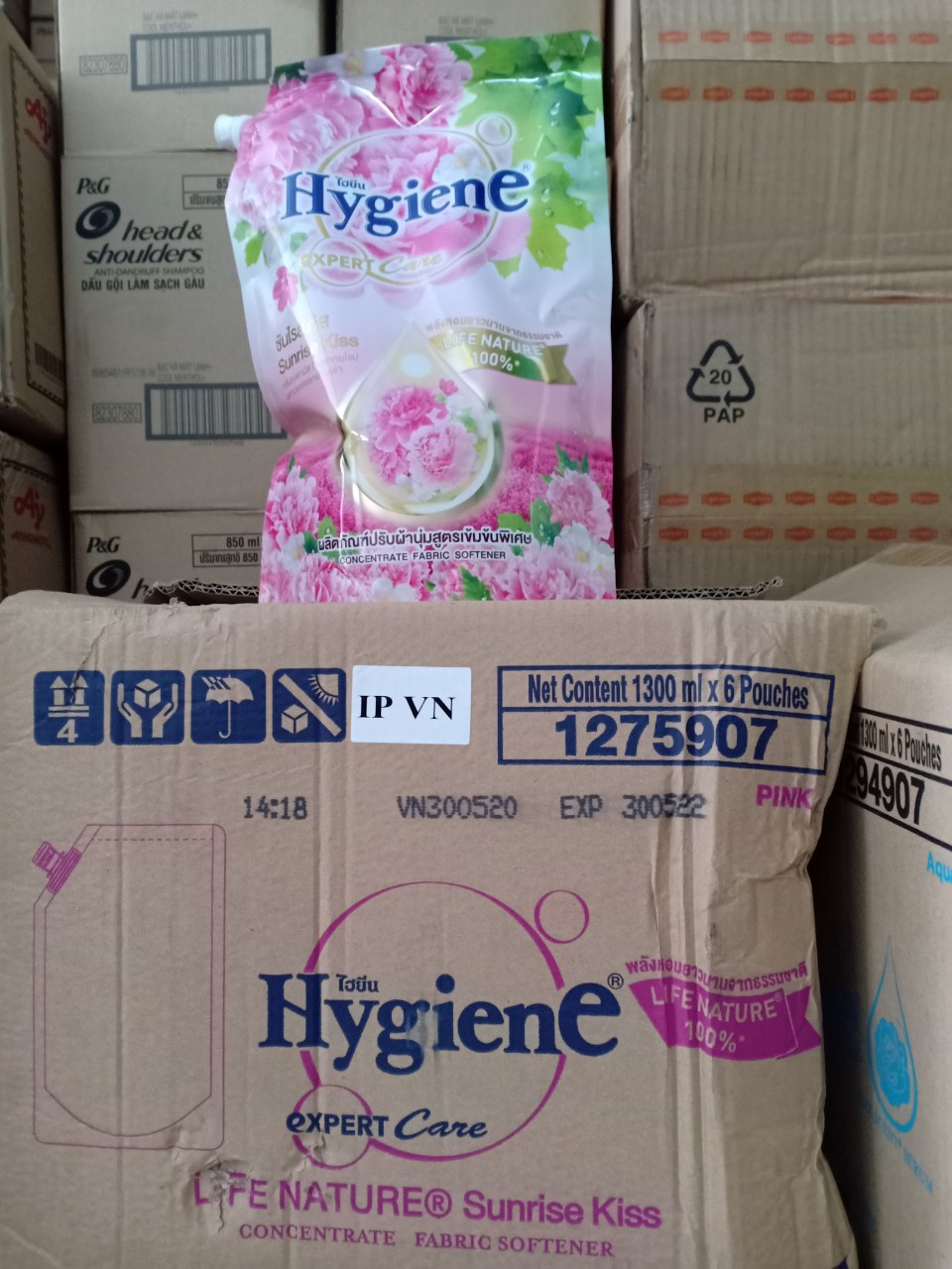 [HCM] Nước Xả Vải Hygiene Đậm Đặc Túi 1300ml - Trắng