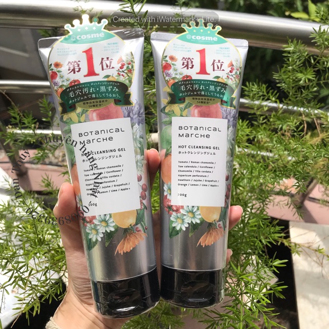 Gel tẩy trang nóng Botanical Marche