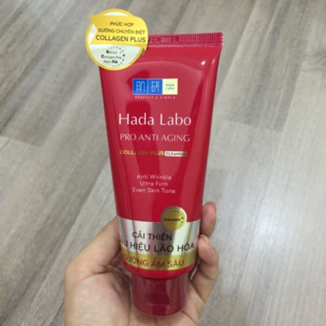 Sữa rửa mặt Hada Labo chống lão, cam kết hàng đúng mô tả, chất lượng đảm bảo an toàn đến sức khỏe người sử dụng, đa dạng mẫu mã, màu sắc, kích cỡ